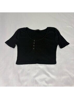 Black Crop Top